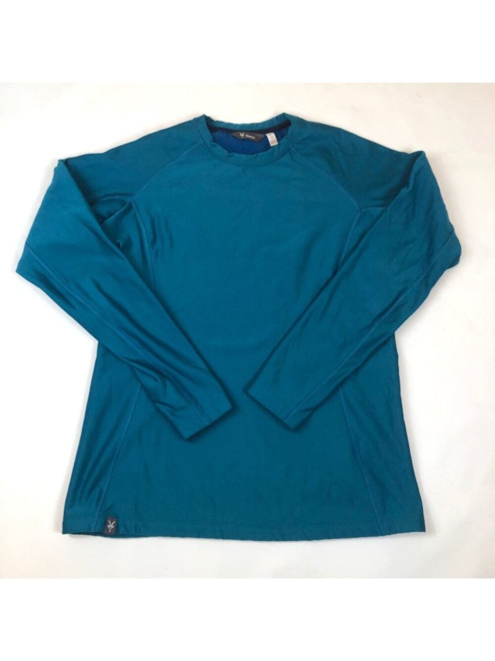 Ibex Womens Wool Blend Fleece Lined Long Sleeve Base Layer Pullover Medium